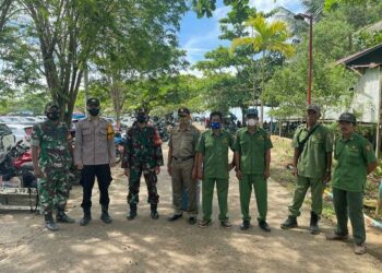 Polsek Marang Kayu Bersama Pos Koramil Marang Kayu Dan Linmas Perketat Pengawasan Dan Pengamanan Obyek Wisata