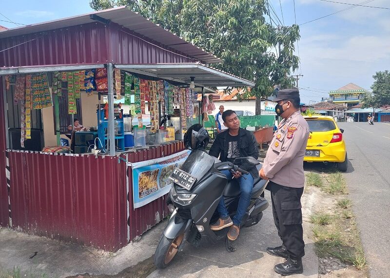 Jaga Kamtibmas, Personil Polsek Bontang Selatan Laksanakan Patroli Dialogis