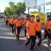 Polres Bontang  Bontang Gelar Olah Raga Jalan Santai