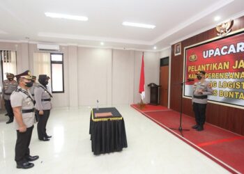 Kompol Awan Kurnianto, Dan AKP Diah Safitri Jabat Kabagren Dan Kabaglog Polres Bontang