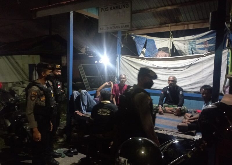 Sat Samapta Polres Bontang Gelar Patroli Malam Hari Cegah Gangguan Kamtibmas