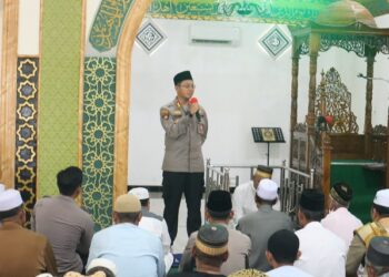 Polres Bontang Gelar Program Jumat Curhat Di Masjid Alhuda