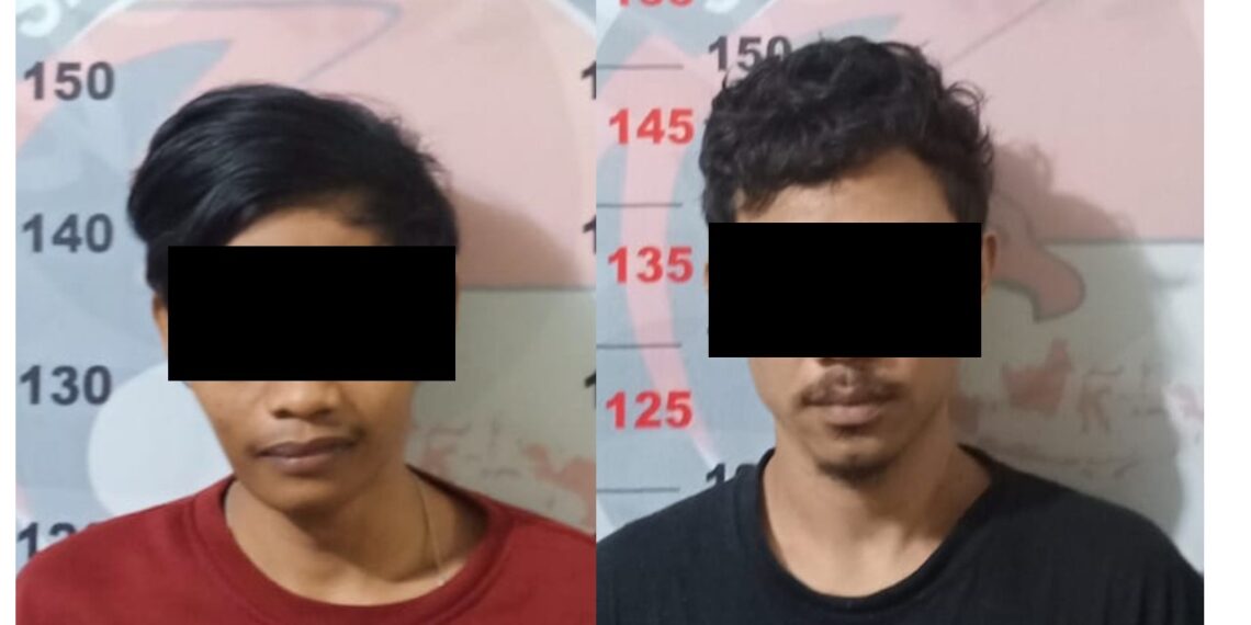 Dua Pemuda Loktuan Ditangkap Polisi Saat Ambil Pesanan Sabu