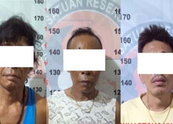 Dalam sehari, Satresnarkoba Polres Bontang menangkap 3 orang sekaligus. Mereka merupakan jaringan narkoba Rusunawa Loktuan