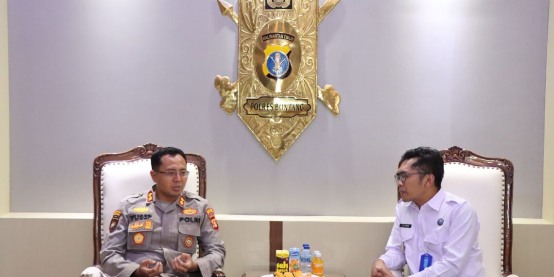 Kapolres Bontang Terima Kunjungan dan Silaturahmi Kepala BNNK Kota Bontang