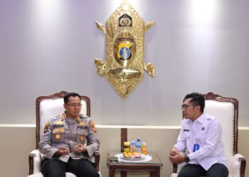 Kapolres Bontang Terima Kunjungan dan Silaturahmi Kepala BNNK Kota Bontang