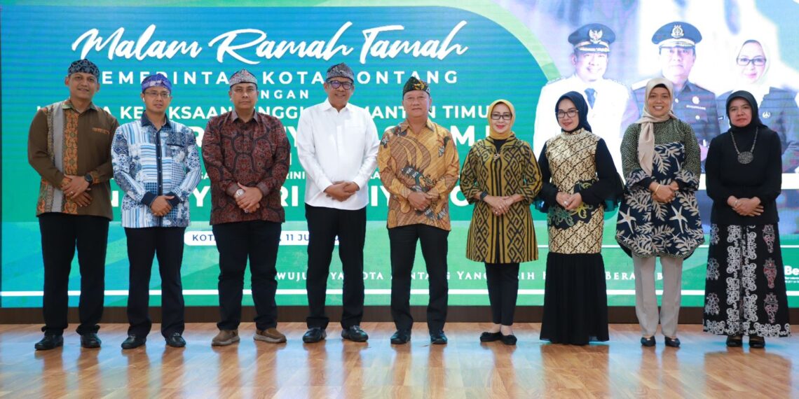 Kapolres Bontang Menghadiri Kunjungan Kerja Kepala Kejaksaan Tinggi Prov Kaltim