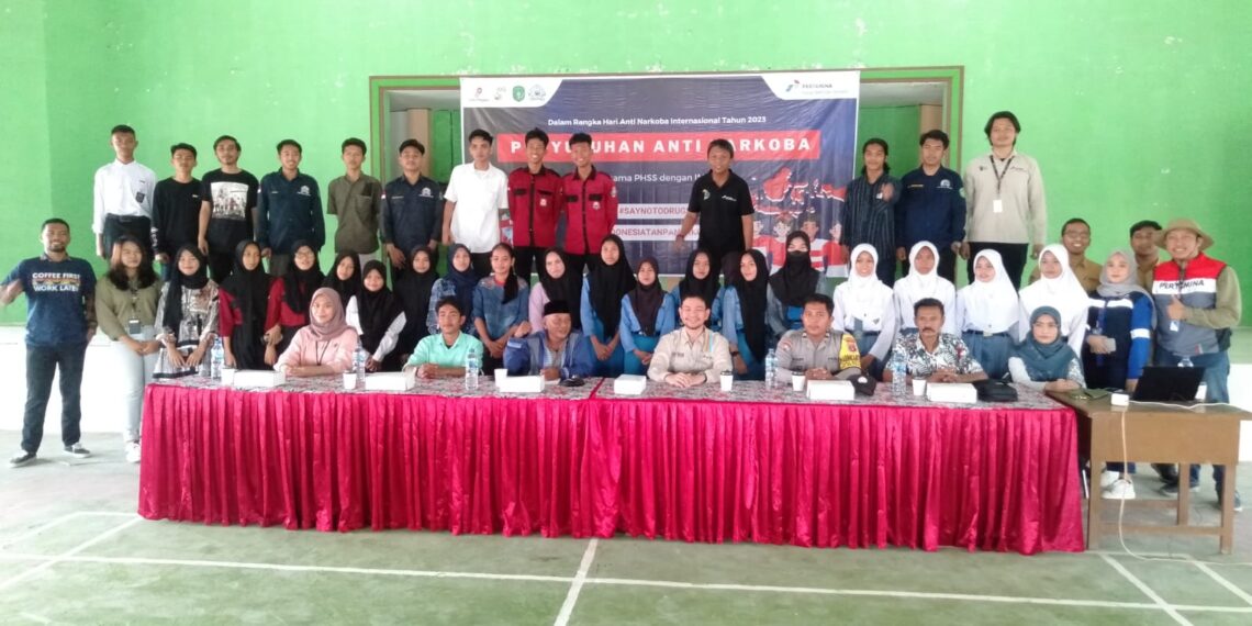 Hari Anti Narkoba Personil Polsek Muara Badak Ingatkan Generasi Muda Akan Bahaya Narkoba