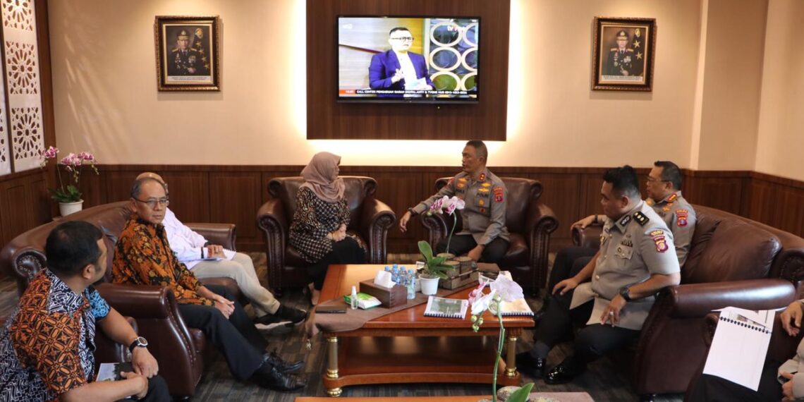 Kapolda Kaltim Audiensi dengan Sekretaris Utama BRGM dan Bareskrim POLRI untuk Pembahasan Restorasi Gambut dan Mangrove