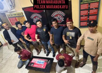 Unit Reskrim Marangkayu Tangkap Kurir dan Pengedar Sabu di Santan Tengah