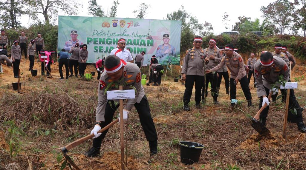 Polda Kaltim Sukseskan Program Polri dalam Mewujudkan Kesadaran Pelestarian Lingkungan Sejak Usia Dini