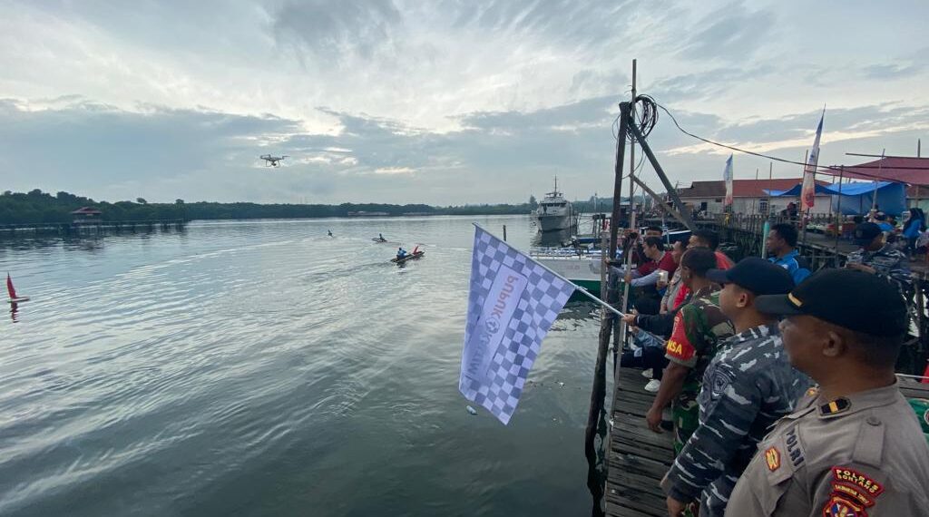 Amankan Lomba Race Ketinting Ka Sub Sektor Loktuan Berpesan Perhatikan Keamanan dan Keselamatan Penonton