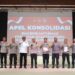 Polres Bontang menggelar Apel Konsolidasi Bhabinkamtibmas FKPM dan Kasat Kamling