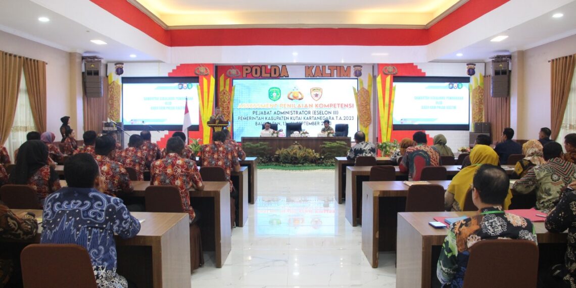 Polda Kaltim Gelar Assessment Center Pejabat Adms (Eselon III) Pemda Kabupaten Kukar TA. 2023