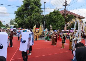 Sukseskan Acara Bontang City Carnival Sat Lantas Terapkan Rekayasa Lalu Lintas