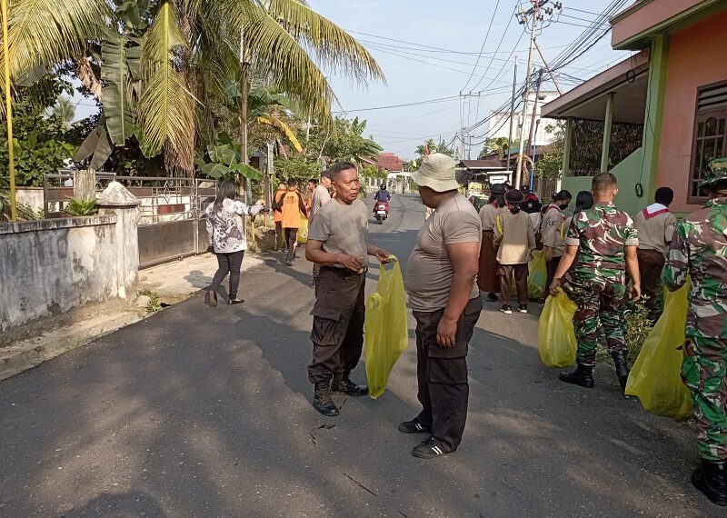 Kerja Bakti Kebangsaan Kampung Moderasi Beragama, Wujud Kerukunan dan Silaturahmi Antar Umat