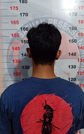 Simpan Sabu Dipinggir Jalan Warga Teluk Pandan Dibekuk Polisi