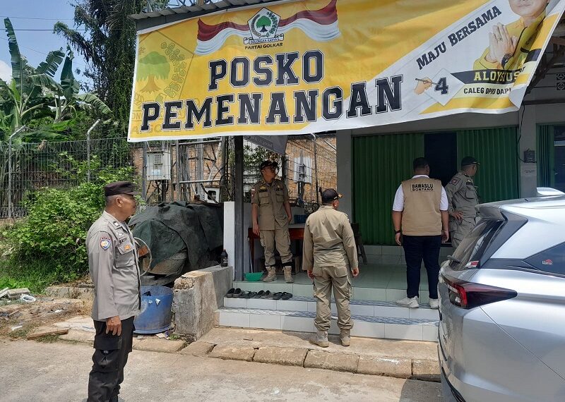 Algaka Disepanjang Jalan Wilayah Bontang Barat Ditertibkan Tim Gabungan