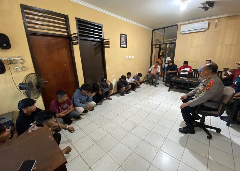 Melalui Problem Solving Perkelahian Antar Remaja Yang viral Di Media sosial Berujung Damai