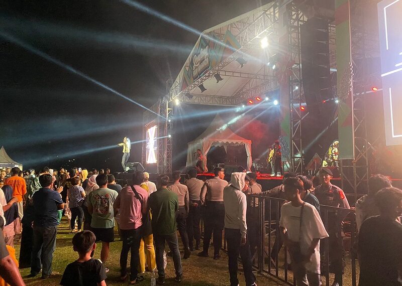 Kabag Ops Polres Bontang Pimpin Langsung Pengamanan Opening Food Vaganza