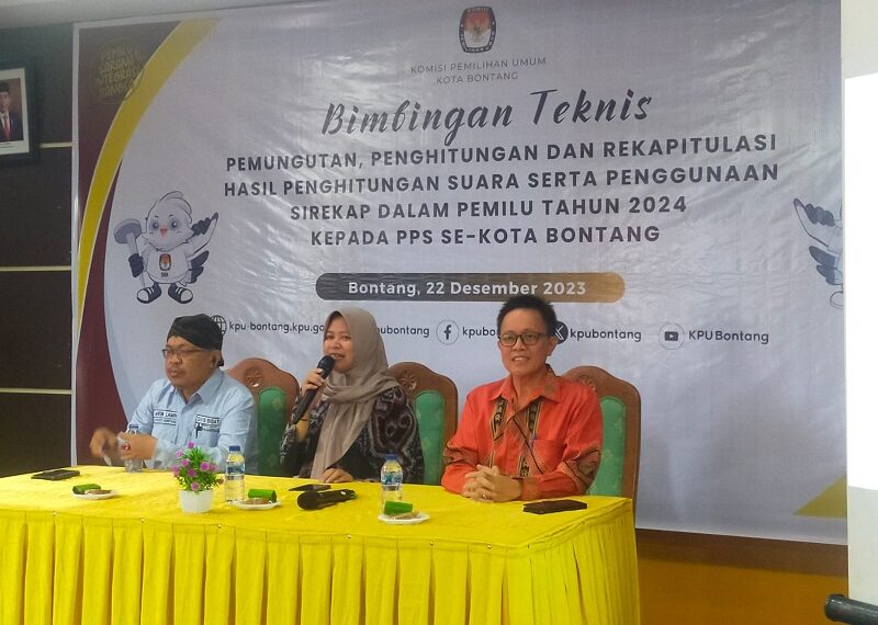 Sat Intelkam Polres Bontang Monitoring Bimbingan Teknis Tungsura dan Sirekap