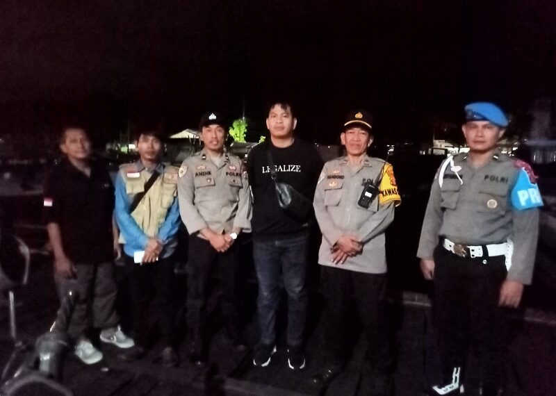 Kampanye Salah Satu Caleg DPRD Provinsi Kaltim Mendapatkan Pengamanan Dari Personil Polres Bontang