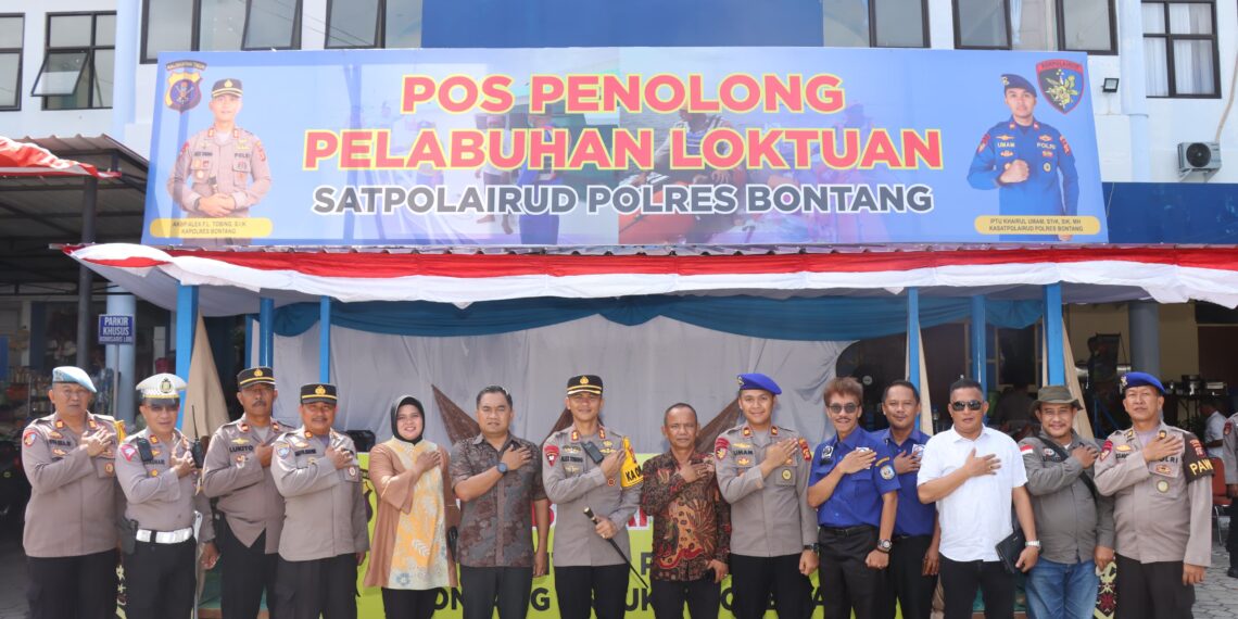 Peresmian Pos Penolong Pelabuhan Loktuan Menjadi Langkah Strategis Satpolairud Polres Bontang