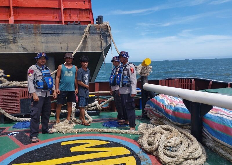 Prediktif Dan Responsif, Sat Polair Polres Bontang Arungi Perairan Jalur Niaga