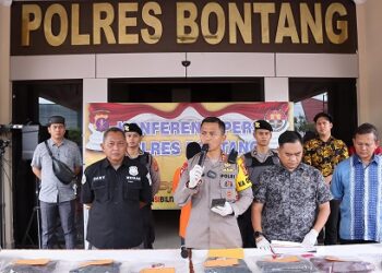 Kurang Dari 7 Jam Polres Bontang Berhasil Mengungkap sekaligus Mengamankan Terduga Kasus Pembunuhan Kakak Kandungnya