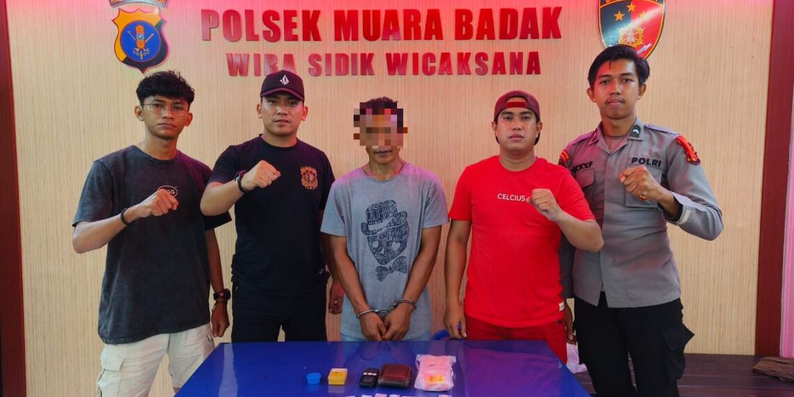 Edarkan sabu di Kebun Sawit di Bekuk Unit Reskrim Muara badak Polres Bontang