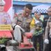 Konferensi Pers Pemusnahan Knalpot yang tidak sesuai spesifikasi, Kapolres Bontang Siap Fasilitasi Komunitas Motor