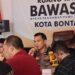 Rakor Pengawasan Masa Tenang Pemilu 2024 Polres Bontang Siap Berikan Bantuan Pengamanan