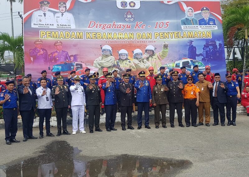 Polres Bontang Siap Bantu Tugas Pemadam Kebakaran dan Penyelamatan