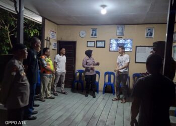 Pantau Pelaksanaan Satkamling , Dit Binmas Polda Kaltim Supervisi di Bontang