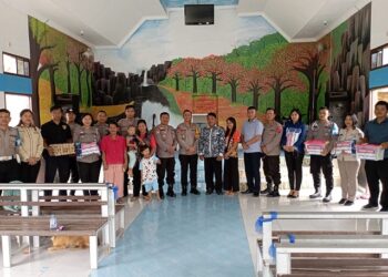 Perkuat Sinergi Jaga Kamtibmas Kapolres Bontang Gelar Minggu Kasih di Gereja