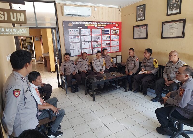 Wasdal Kinerja, Polsek Bontang Selatan Lakukan Anev terhadap Bhabinkamtibmas