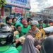 Bina Dan Galang Jaringan Sosial, Polres Bontang bagikan Ta’jil Kepada Awak Ojol