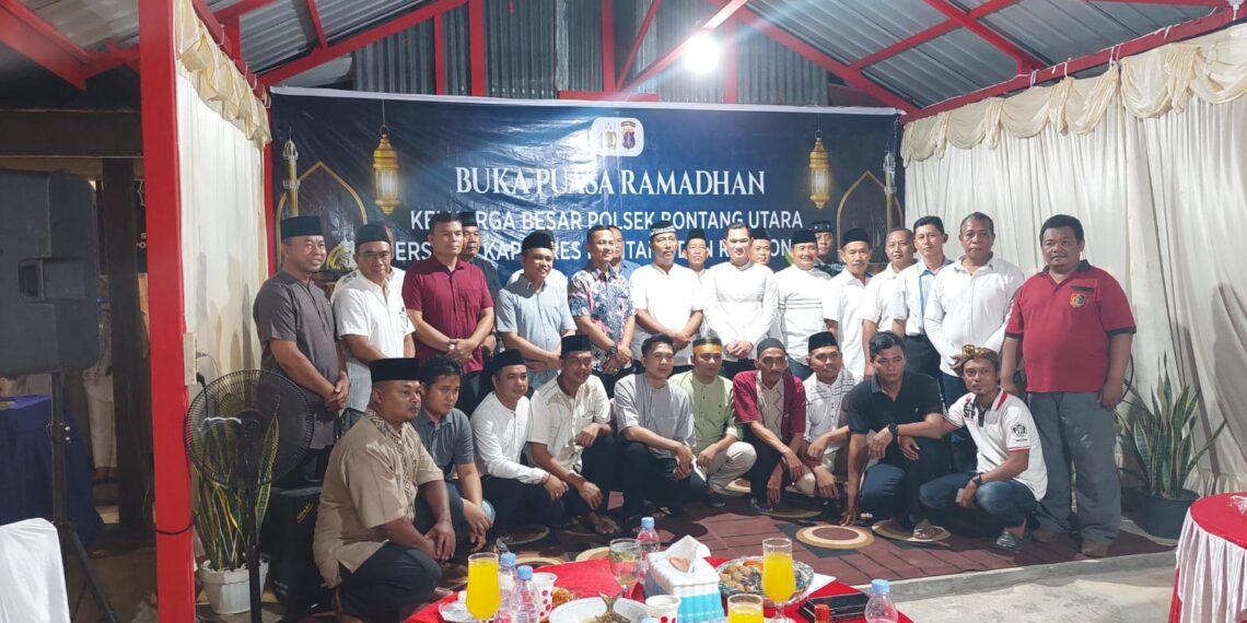 Silaturahmi dan buka puasa ramadhan keluarga besar Polsek Bontang Utara bersama Kapolres Bontang.