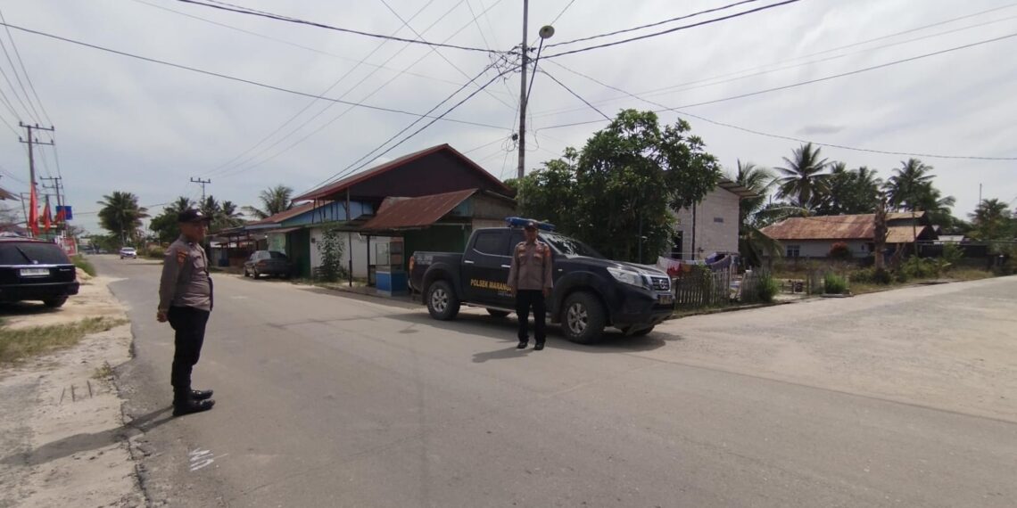 Beri Rasa Aman, Polres Bontang dan jajaran laksanakan Patroli Rumah kosong jelang lebaran
