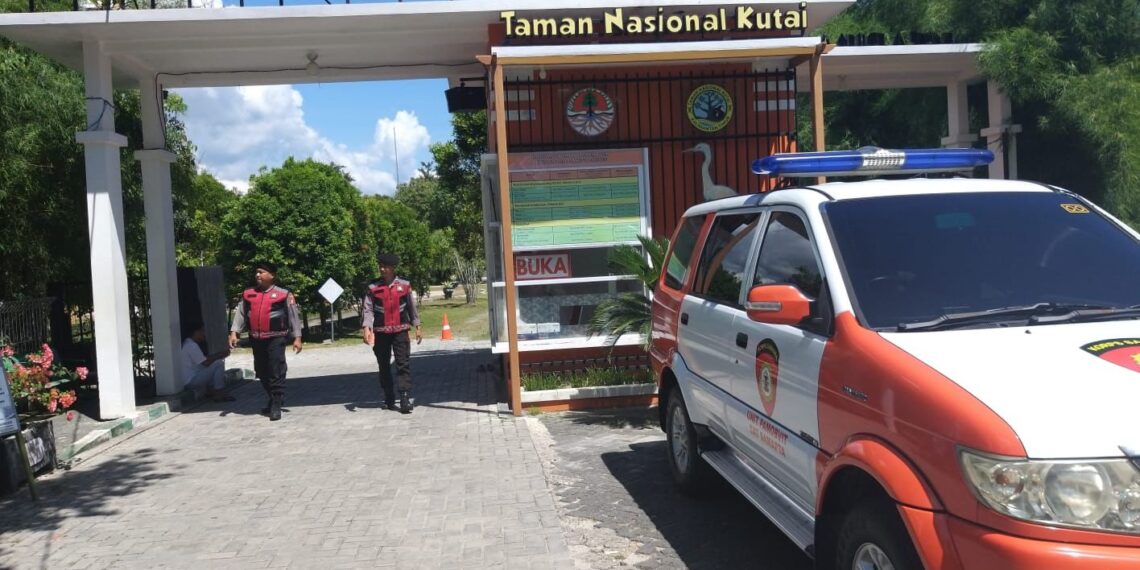 Jaga Kamtibmas Hari H Lebaran, Sat Samapta Polres Bontang laksanakan Patroli daerah Wisata Kota Bontang