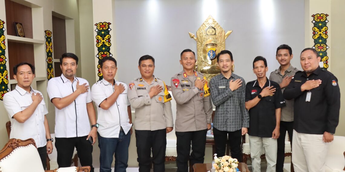 Audiensi Komisioner KPU Kota Bontang dengan Kapolres Bontang: Sinergi Tingkatkan Pemilu yang Berkualitas