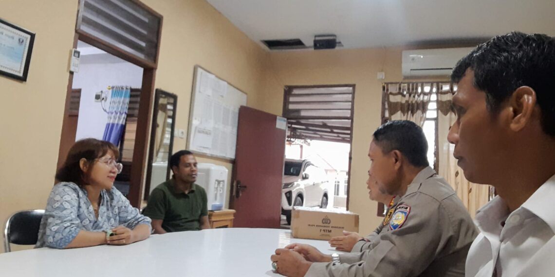 Dalam Program Minggu Kasih, Kapolsek Marangkaru sambangi Gereja GPIB Sebuntal