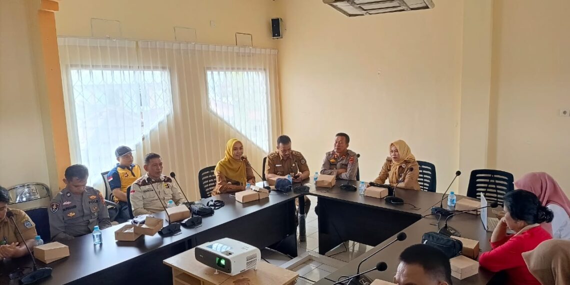 Cipta Kondisi Wilayah, Kapolsek Bontang Barat hadiri rakot Kamtibmas tingkat Kecamatan Bontang Barat