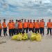 Polsek Muara Badak Sukseskan Program Bersih Pesisir di Pantai Tanjung Rt. 01 Desa Tanjung Limau Kecamatan Muara Badak