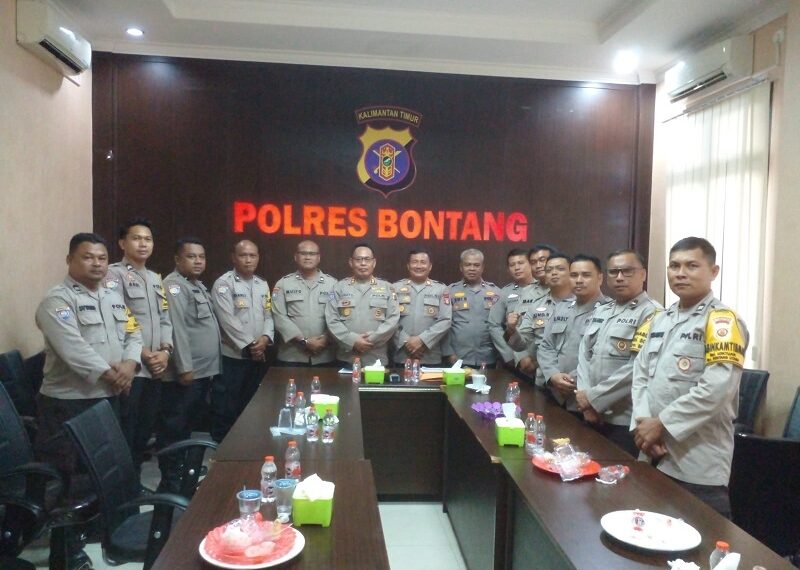 Tingkatkan Kinerja, Subdit Bhabinkamtibmas Polda Kaltim laksanakan Supervisi ke Polres Bontang