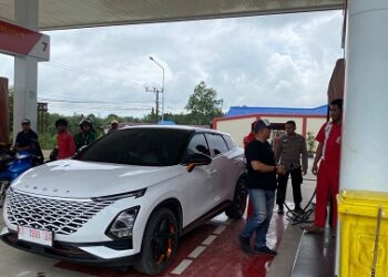 Respon Aduan Masyarakat, Polsek Muara Badak Sidak SPBU