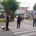 Pastikan Arus Lalin Lancar, Polres Bontang Gelar Kegiatan Strong Point pagi