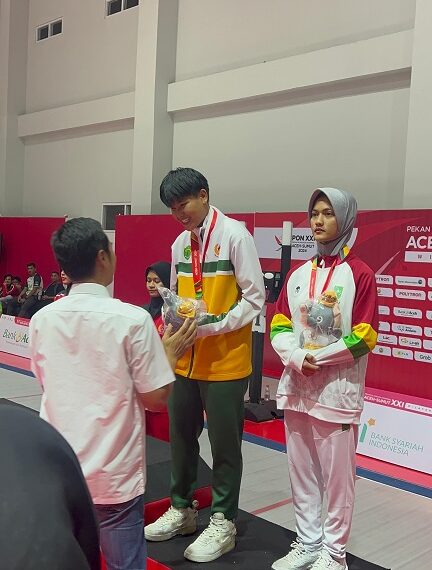 Bripda Geby Novitha Personel Ditsamapta Polda Kaltim, Raih Juara 3 Cabang Anggar Putri di PON XXI Aceh