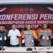 Kapolres Bontang laksanakan Press Release pengungkapan Kasus Penyalahgunaan Narkotika selama 2 Pekan