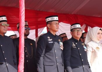Kapolres Bontang Hadiri Upacara Peringatan HUT Ke-25 Kota Bontang